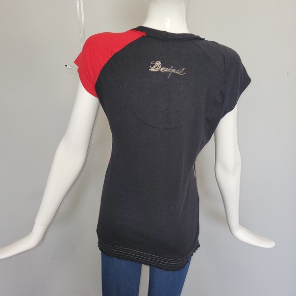Vintage Desigual Embellished Top, GUC, Size L - Picture 3 of 6